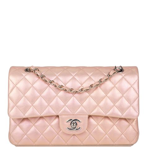 iridescent pink chanel|Chanel iridescent lambskin.